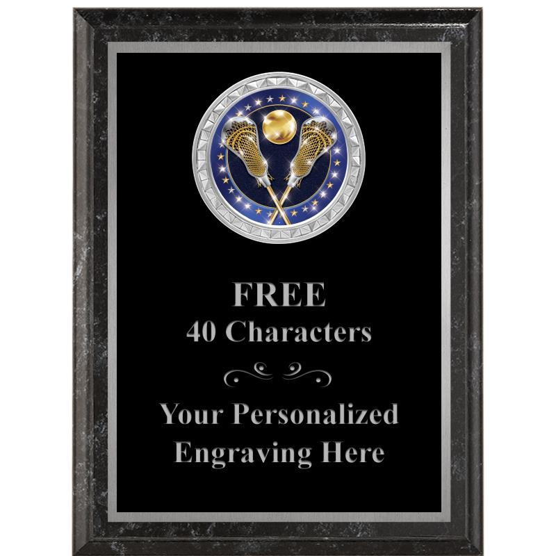 6X8 BLACK EXECUTIVE INS PLQ SV