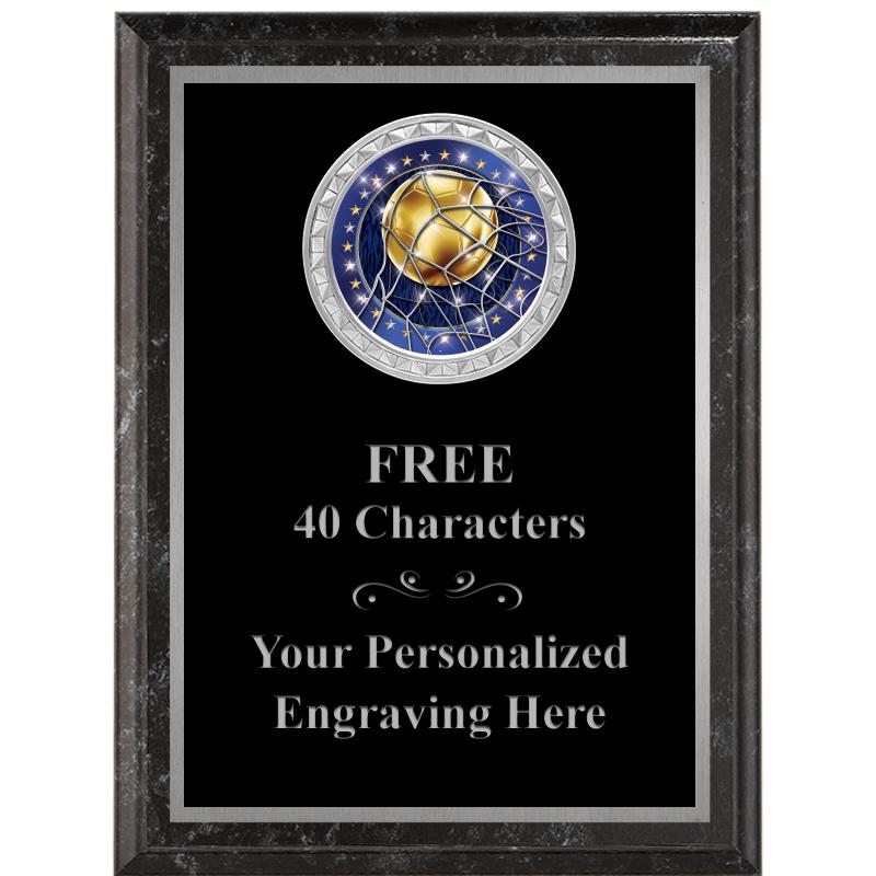 6X8 BLACK EXECUTIVE INS PLQ SV