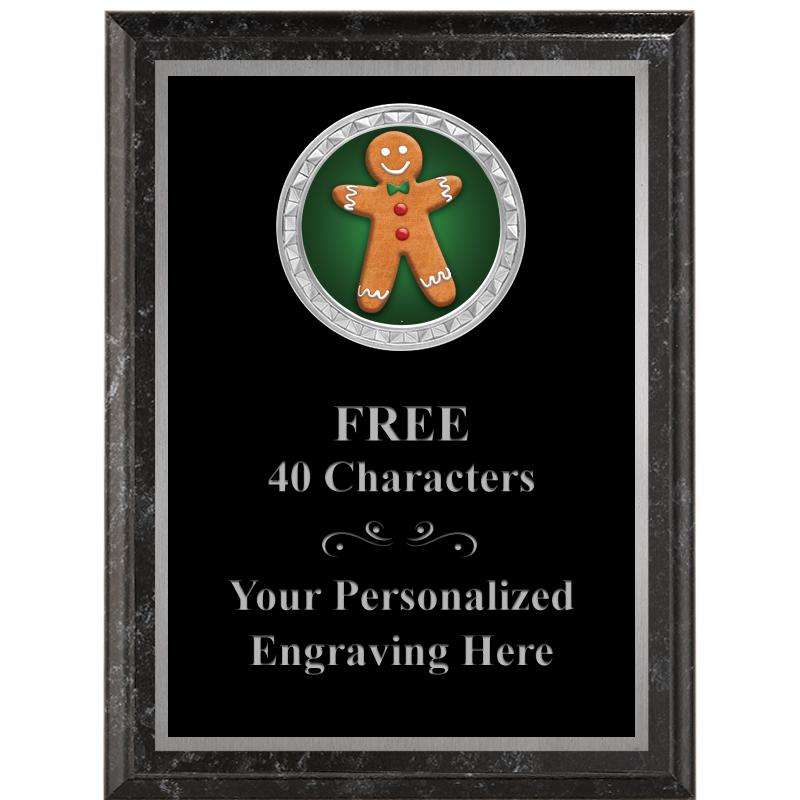 6X8 BLACK EXECUTIVE INS PLQ SV