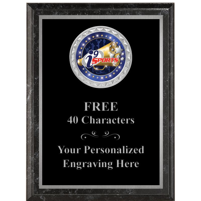 6X8 BLACK EXECUTIVE INS PLQ SV