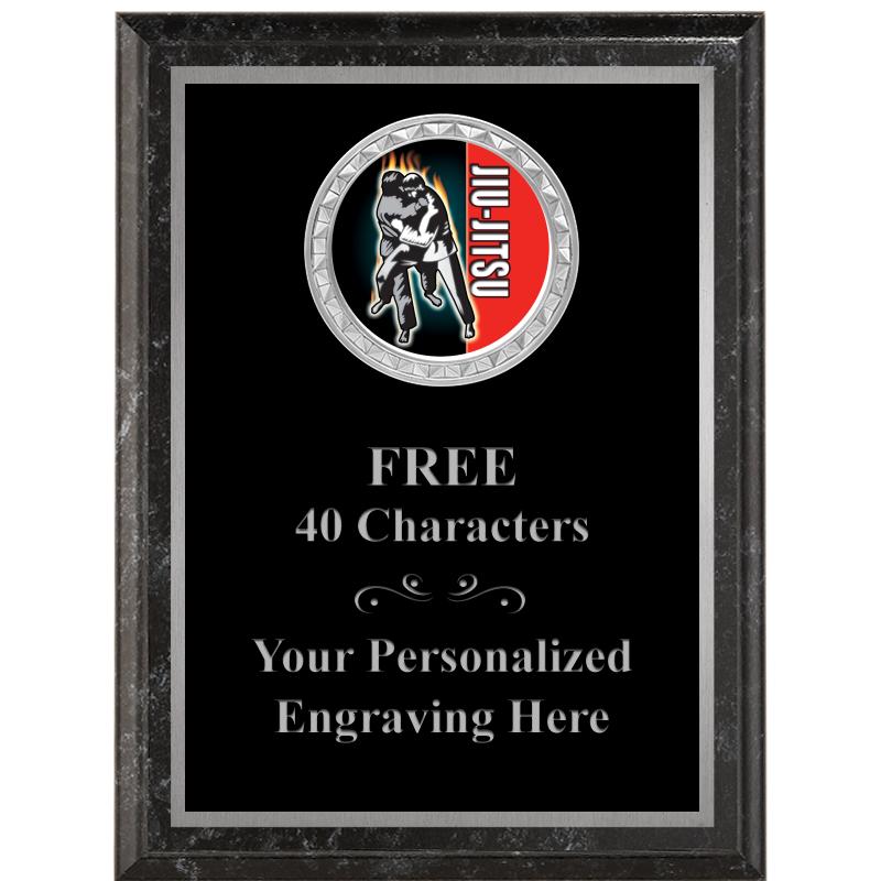 6X8 BLACK EXECUTIVE INS PLQ SV