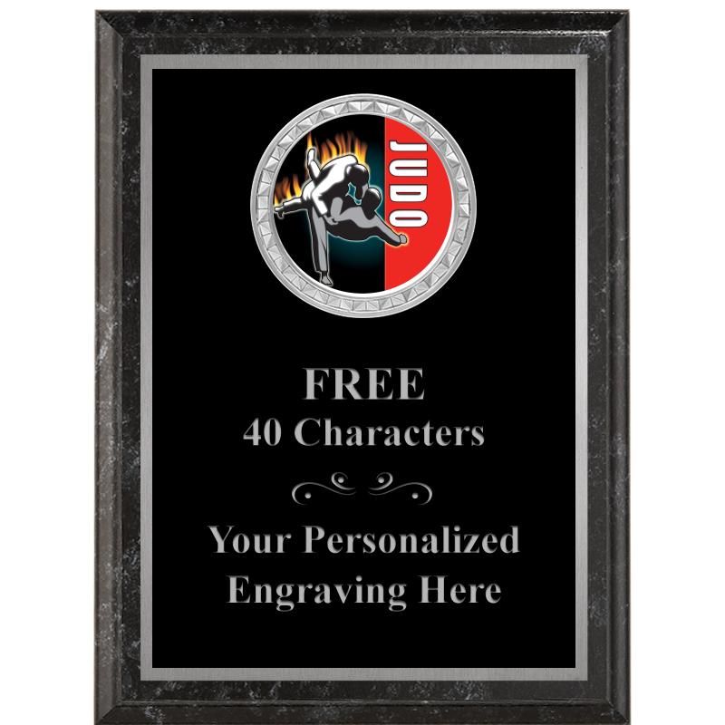 6X8 BLACK EXECUTIVE INS PLQ SV