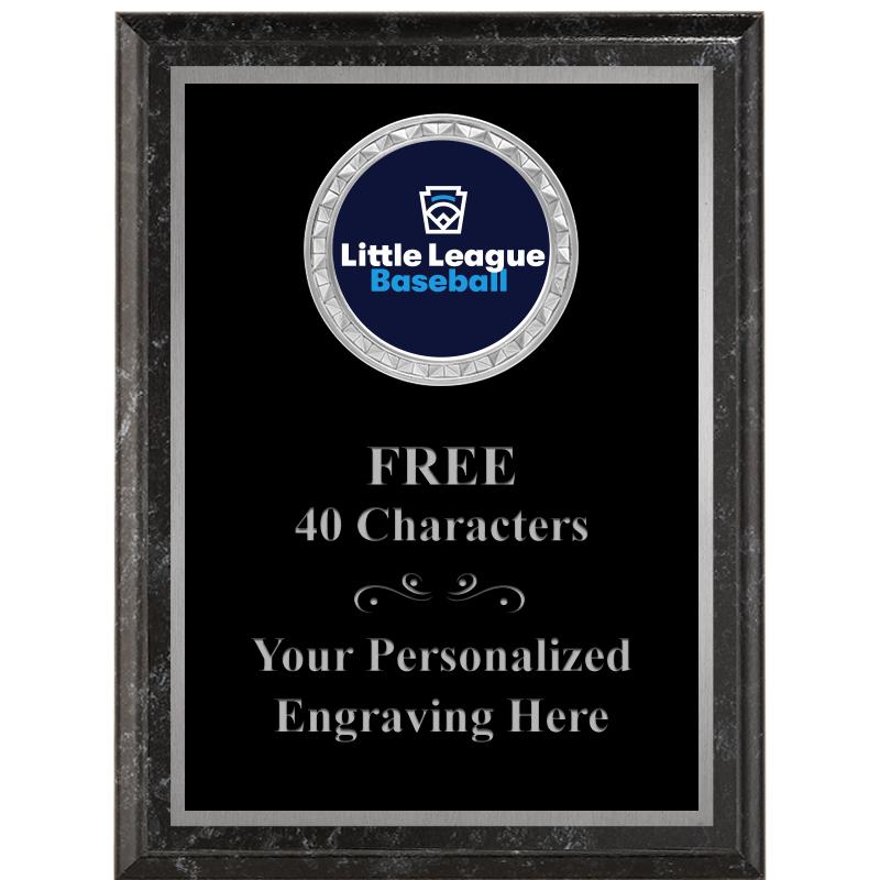 6X8 BLACK EXECUTIVE INS PLQ SV