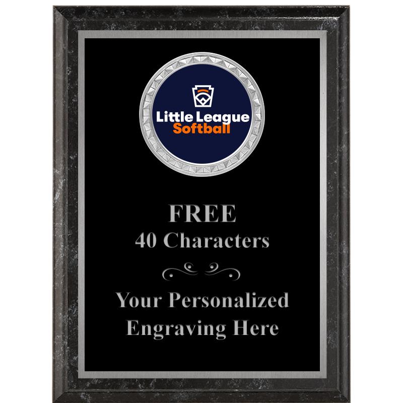 6X8 BLACK EXECUTIVE INS PLQ SV