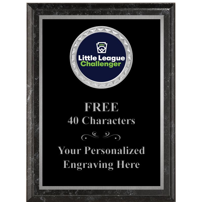 6X8 BLACK EXECUTIVE INS PLQ SV