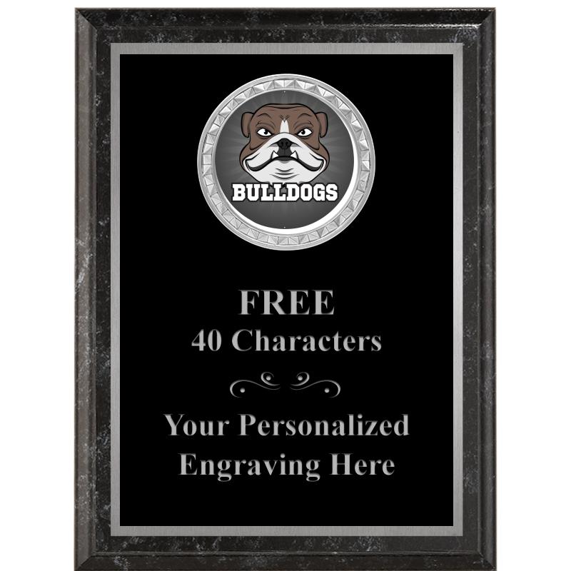 6X8 BLACK EXECUTIVE INS PLQ SV