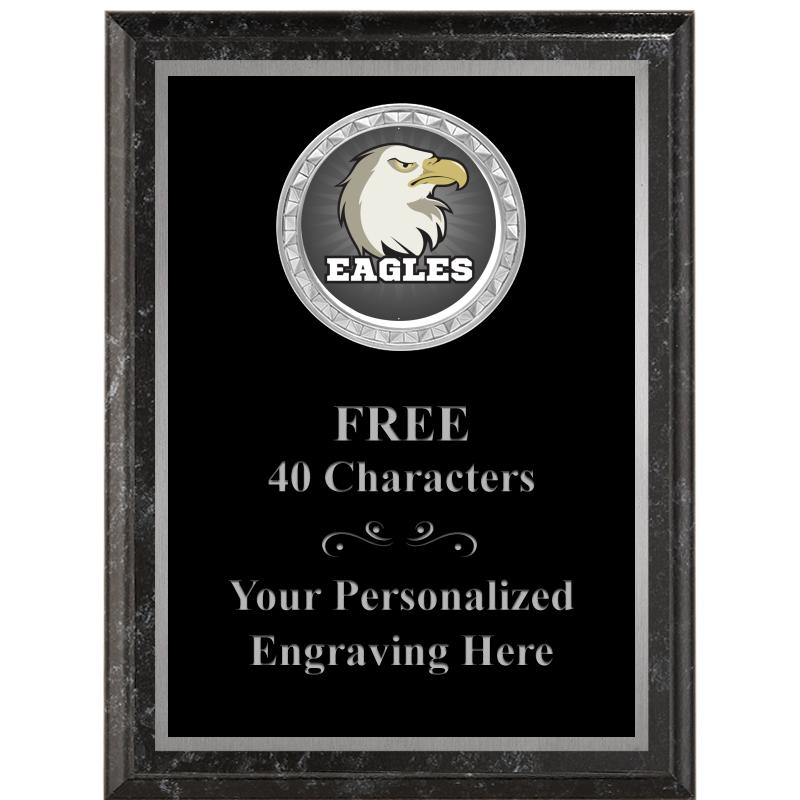 6X8 BLACK EXECUTIVE INS PLQ SV