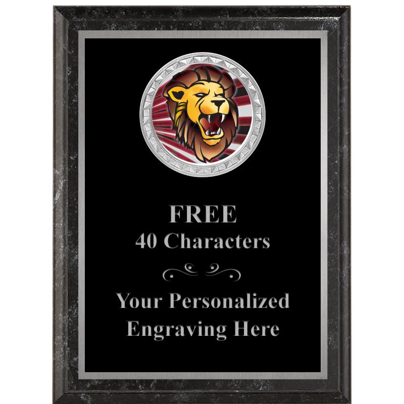 6X8 BLACK EXECUTIVE INS PLQ SV