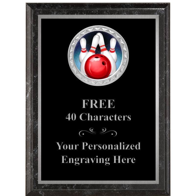 6X8 BLACK EXECUTIVE INS PLQ SV