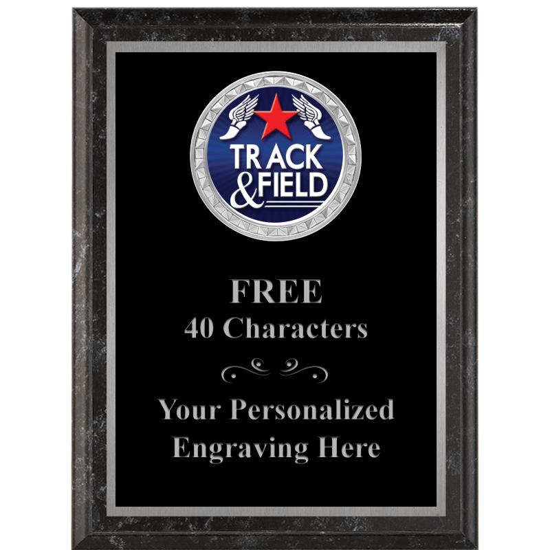 6X8 BLACK EXECUTIVE INS PLQ SV