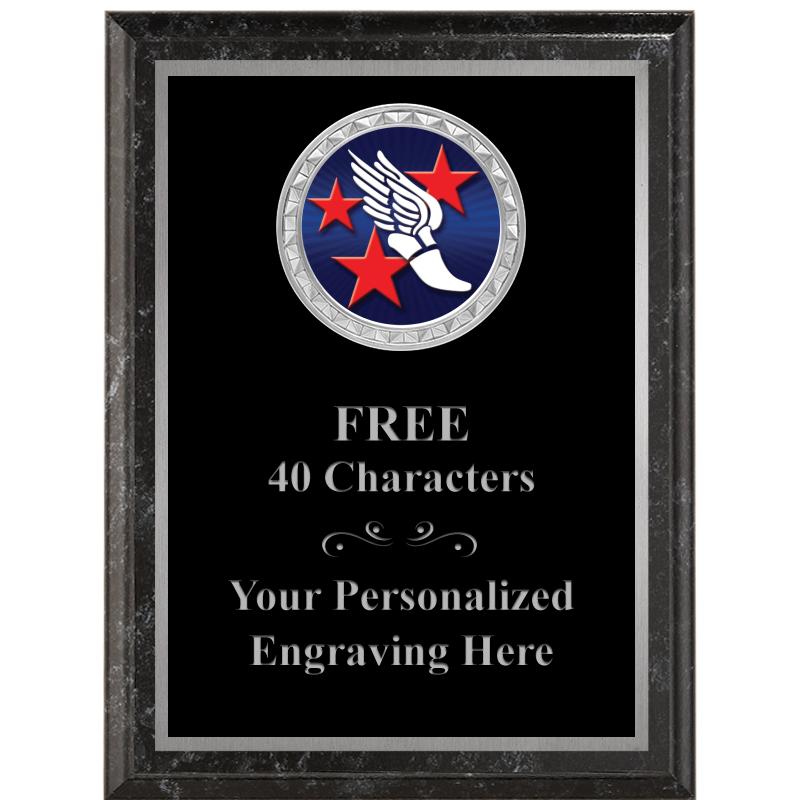 6X8 BLACK EXECUTIVE INS PLQ SV