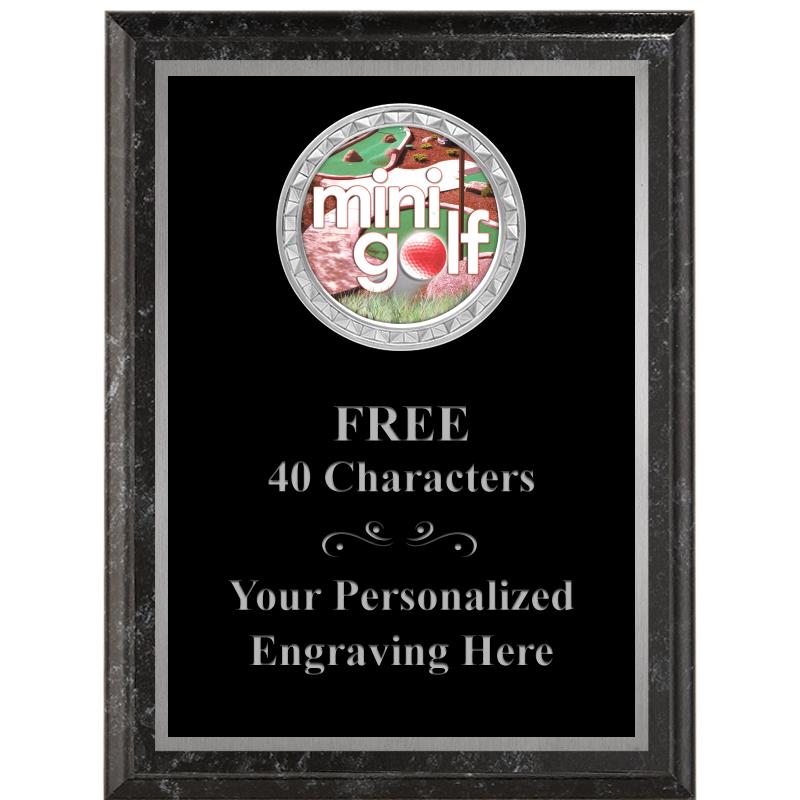 6X8 BLACK EXECUTIVE INS PLQ SV