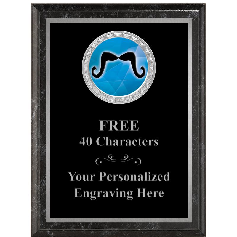 6X8 BLACK EXECUTIVE INS PLQ SV