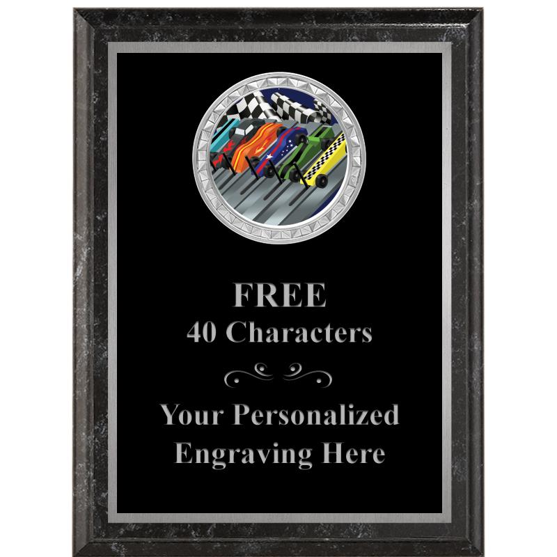 6X8 BLACK EXECUTIVE INS PLQ SV