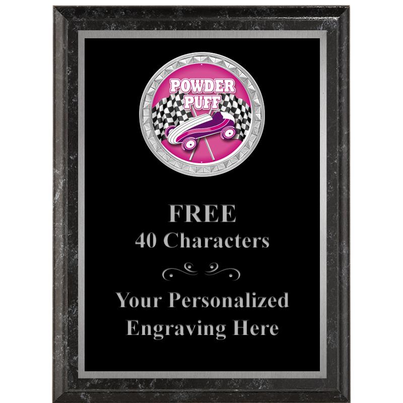 6X8 BLACK EXECUTIVE INS PLQ SV