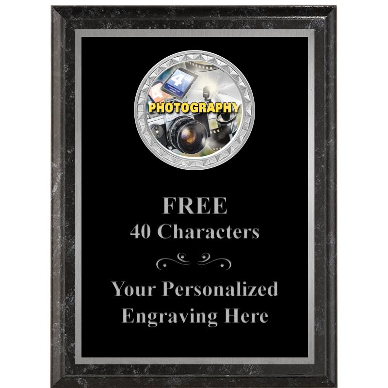 6X8 BLACK EXECUTIVE INS PLQ SV