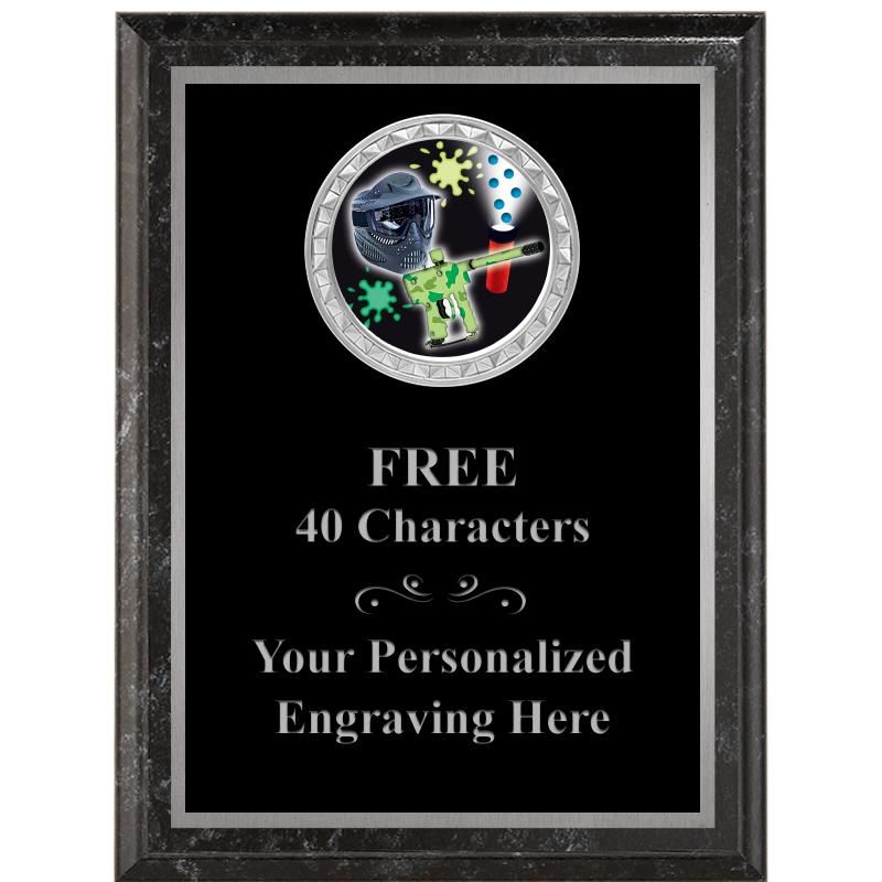 6X8 BLACK EXECUTIVE INS PLQ SV