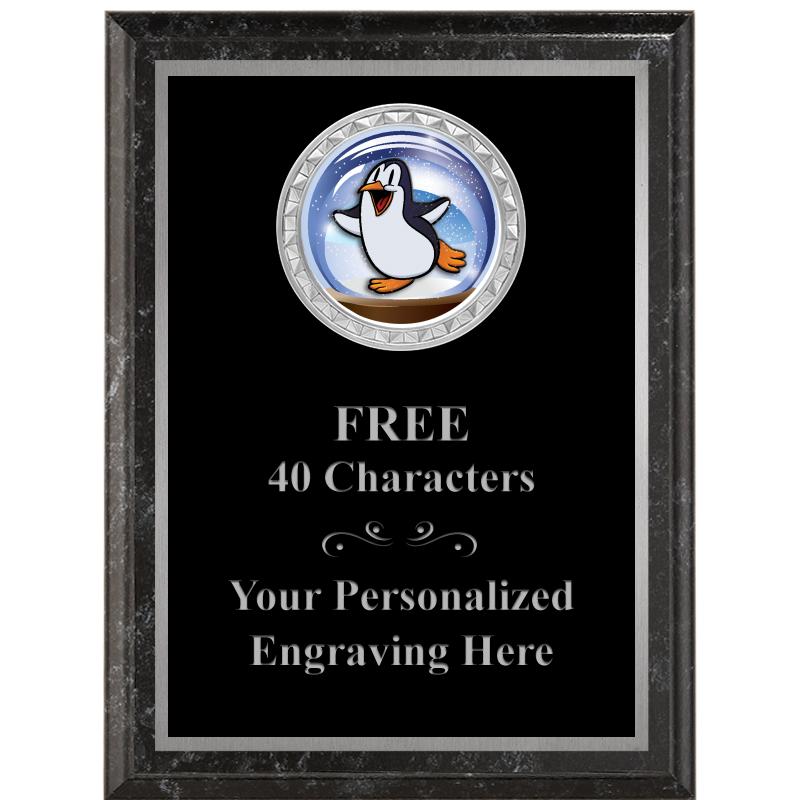 6X8 BLACK EXECUTIVE INS PLQ SV