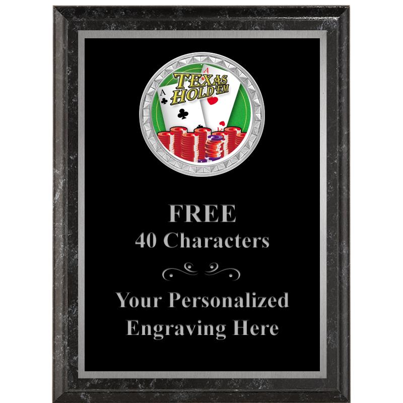 6X8 BLACK EXECUTIVE INS PLQ SV