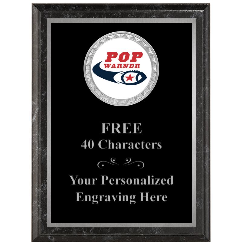 6X8 BLACK EXECUTIVE INS PLQ SV