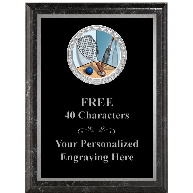 6X8 BLACK EXECUTIVE INS PLQ SV