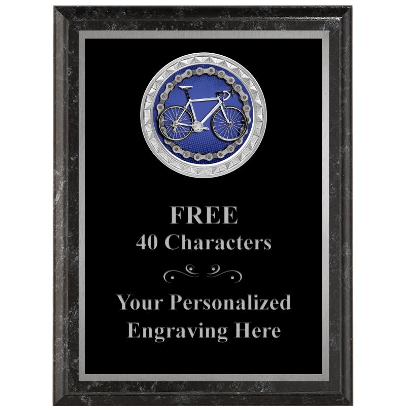 6X8 BLACK EXECUTIVE INS PLQ SV