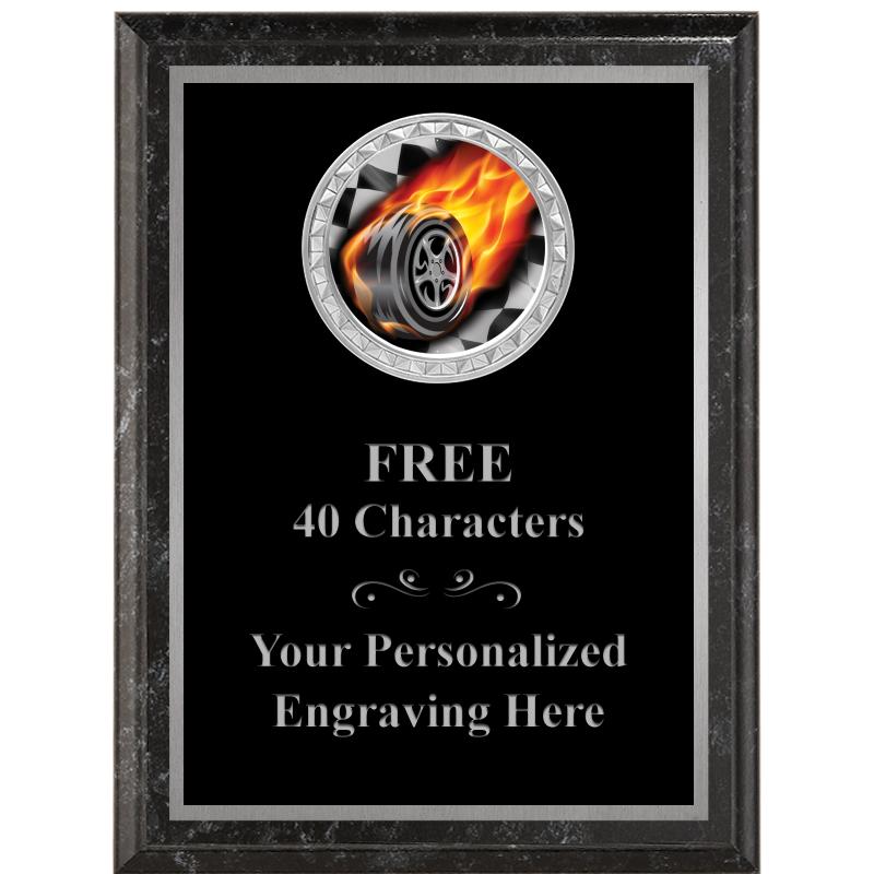 6X8 BLACK EXECUTIVE INS PLQ SV