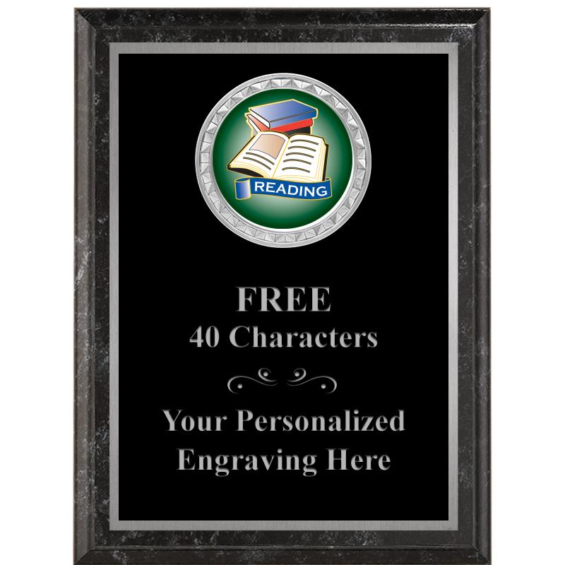 6X8 BLACK EXECUTIVE INS PLQ SV