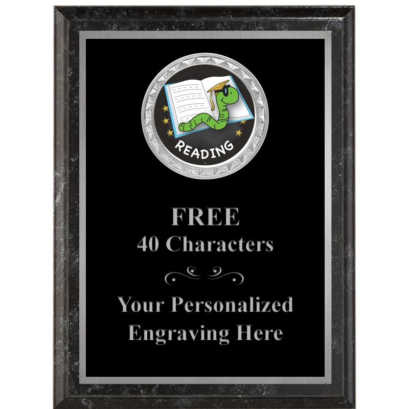 6X8 BLACK EXECUTIVE INS PLQ SV