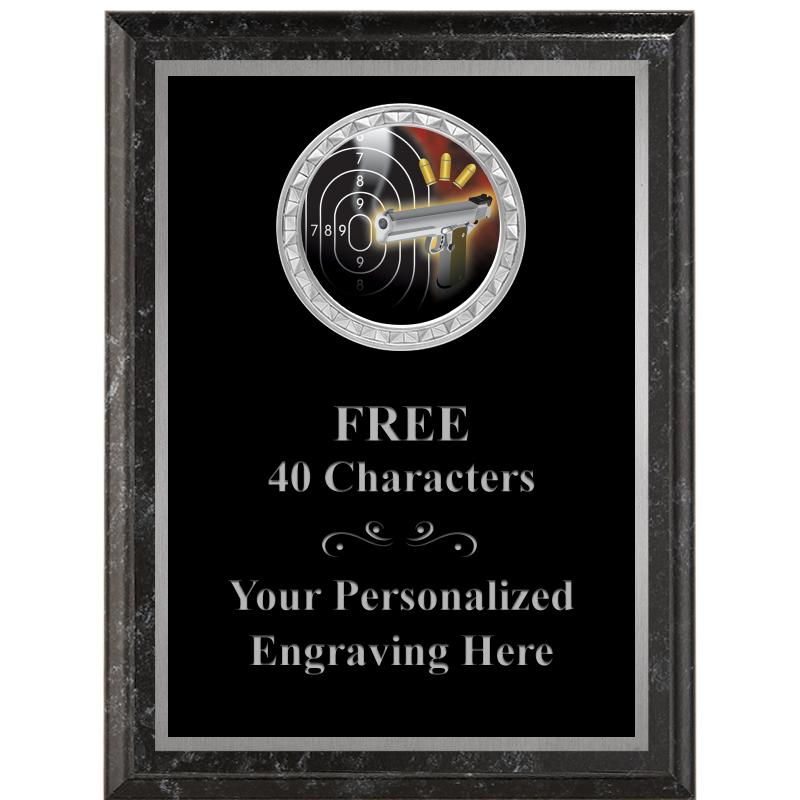 6X8 BLACK EXECUTIVE INS PLQ SV