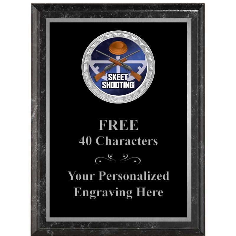 6X8 BLACK EXECUTIVE INS PLQ SV