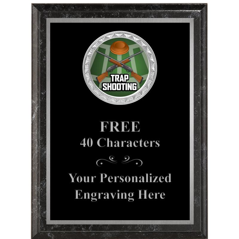 6X8 BLACK EXECUTIVE INS PLQ SV