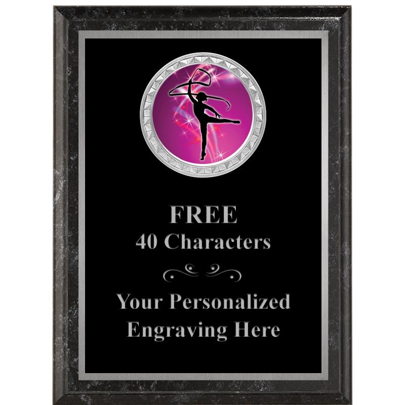 6X8 BLACK EXECUTIVE INS PLQ SV