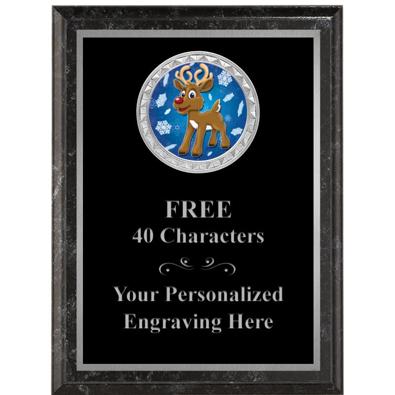 6X8 BLACK EXECUTIVE INS PLQ SV