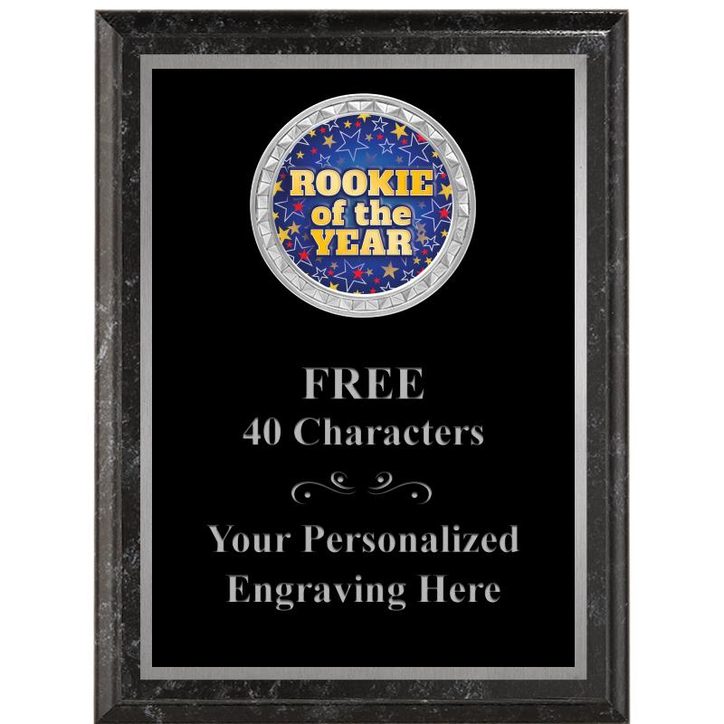 6X8 BLACK EXECUTIVE INS PLQ SV