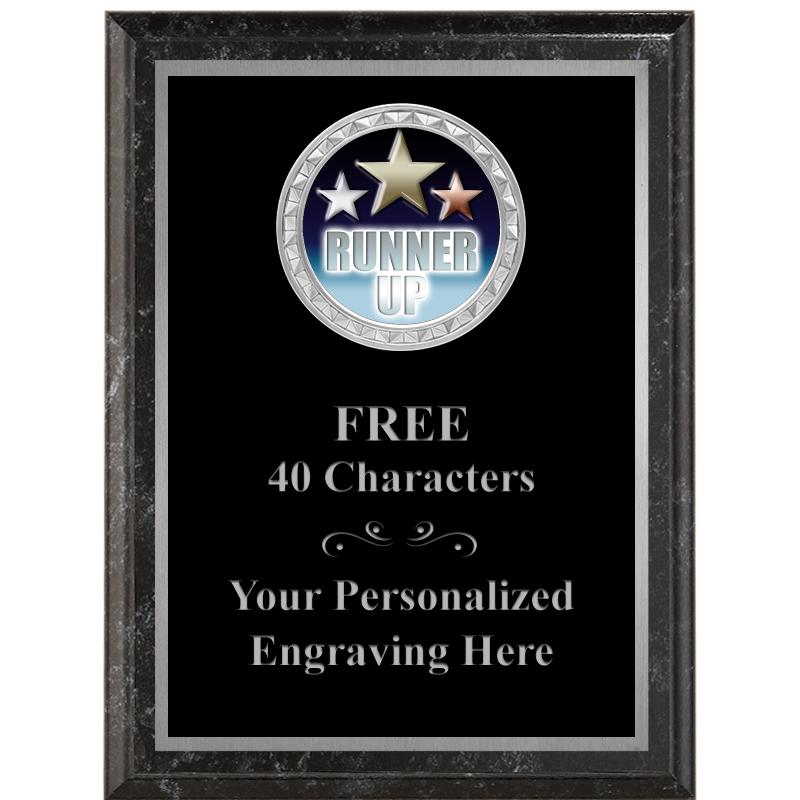 6X8 BLACK EXECUTIVE INS PLQ SV