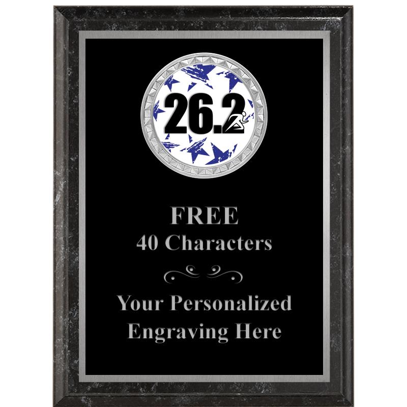 6X8 BLACK EXECUTIVE INS PLQ SV