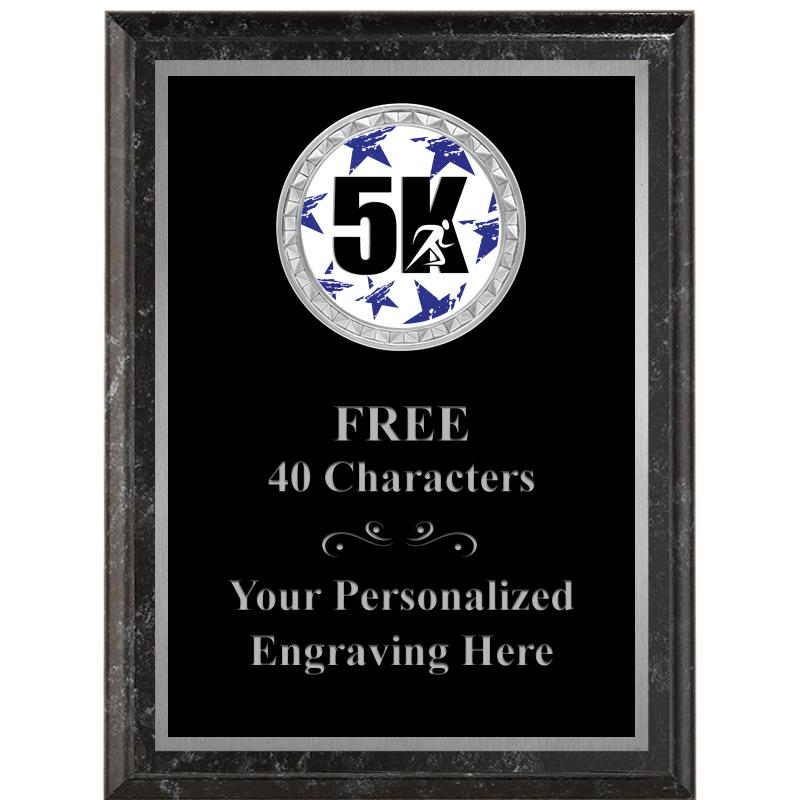 6X8 BLACK EXECUTIVE INS PLQ SV