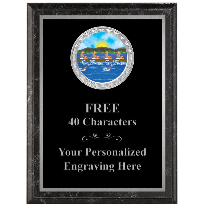 6X8 BLACK EXECUTIVE INS PLQ SV