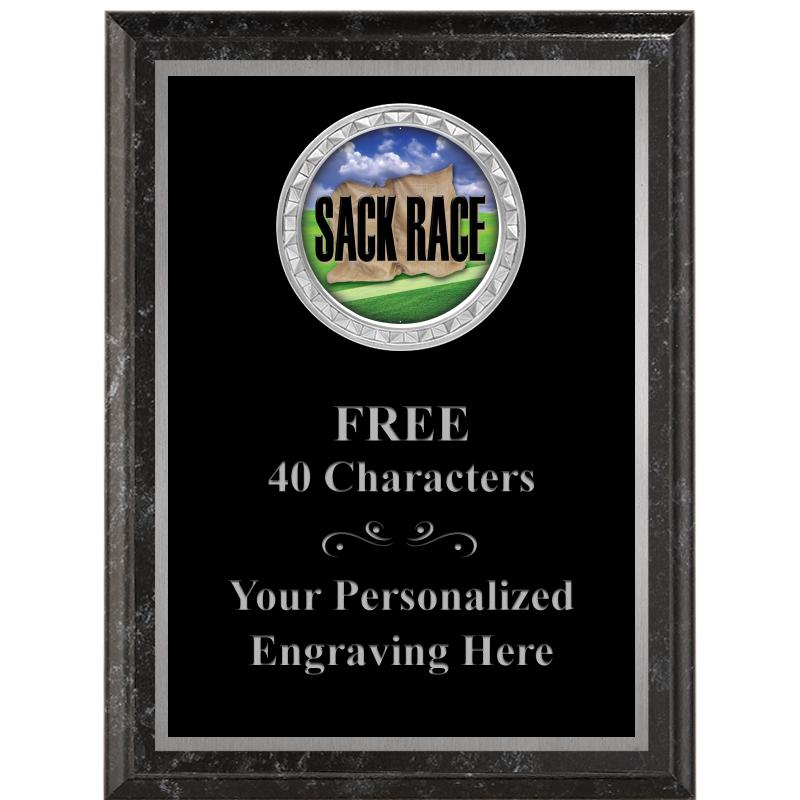 6X8 BLACK EXECUTIVE INS PLQ SV