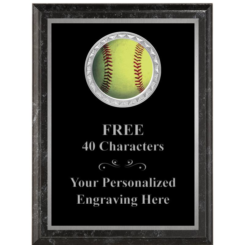 6X8 BLACK EXECUTIVE INS PLQ SV