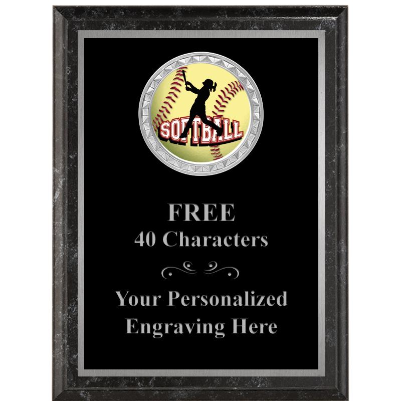 6X8 BLACK EXECUTIVE INS PLQ SV