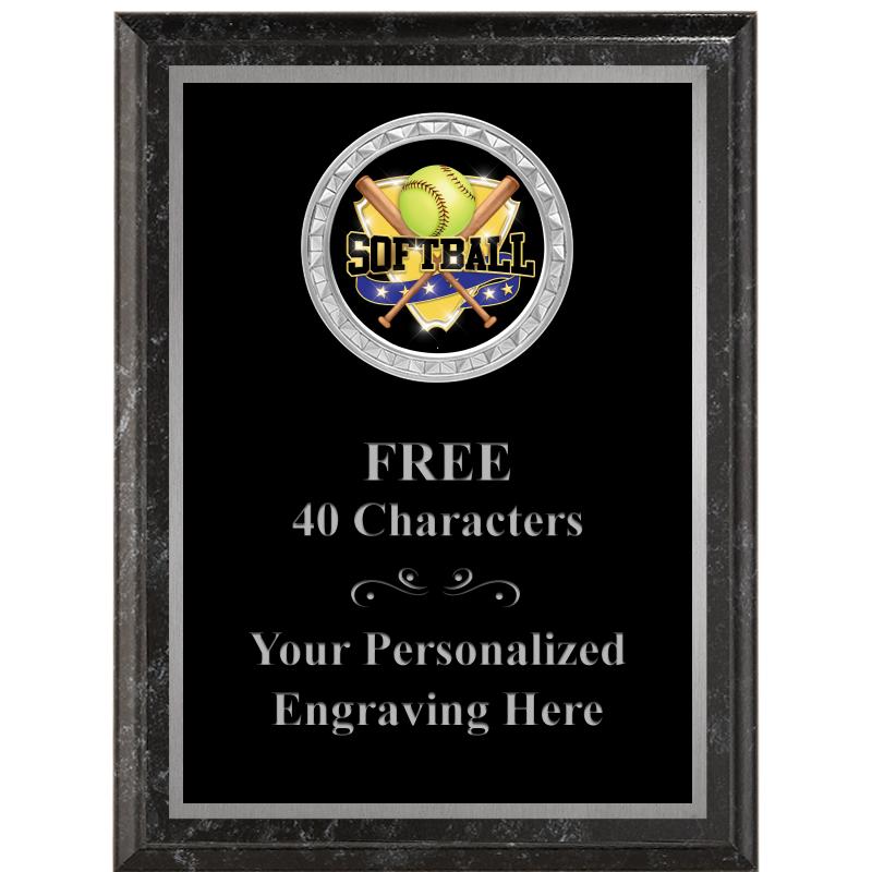 6X8 BLACK EXECUTIVE INS PLQ SV