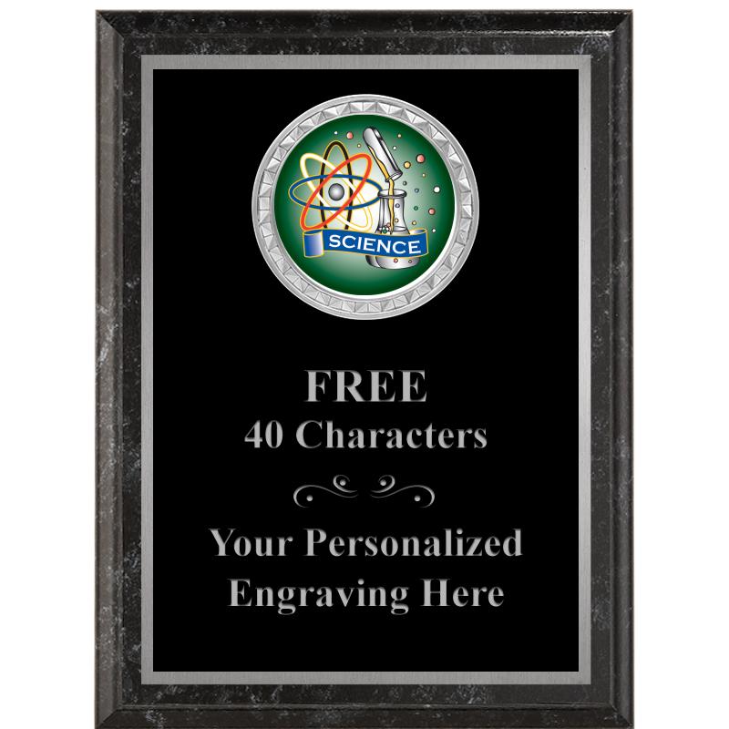 6X8 BLACK EXECUTIVE INS PLQ SV