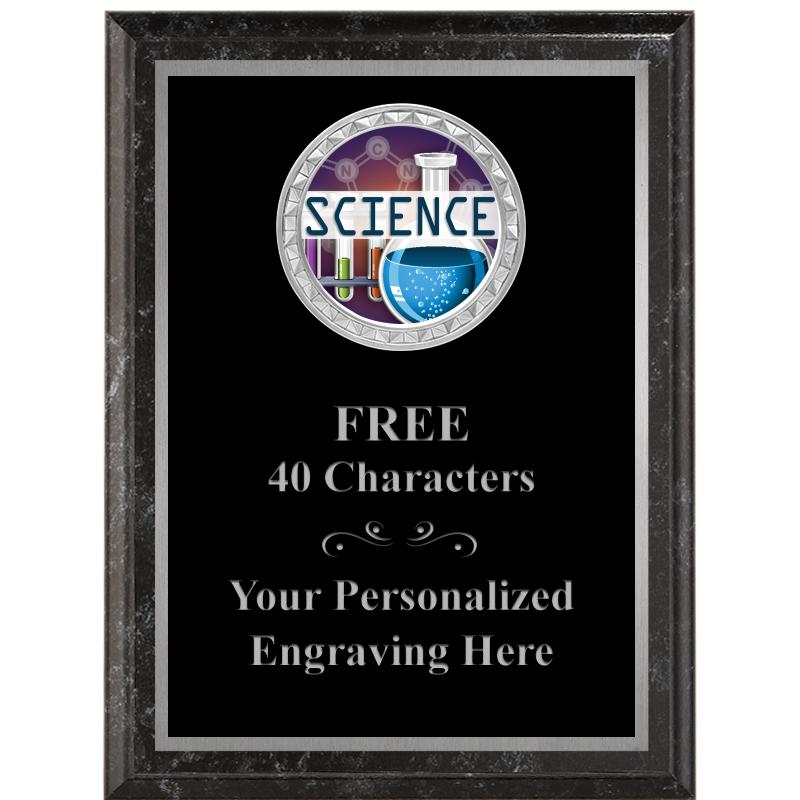 6X8 BLACK EXECUTIVE INS PLQ SV