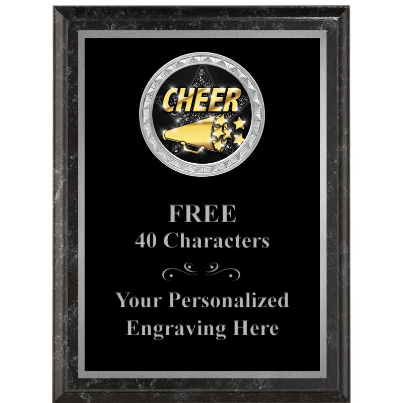 6X8 BLACK EXECUTIVE INS PLQ SV