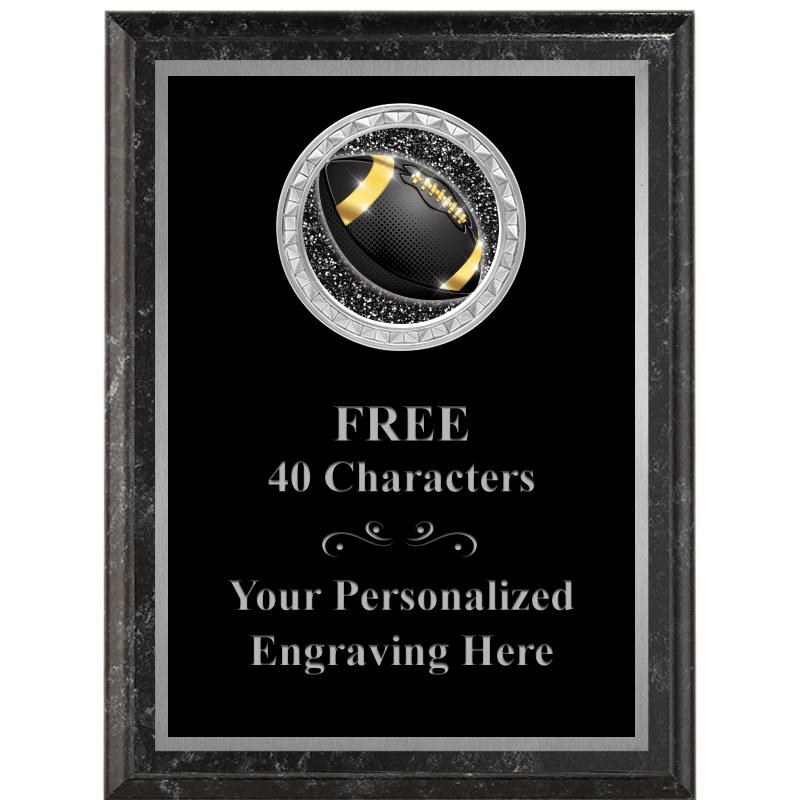 6X8 BLACK EXECUTIVE INS PLQ SV