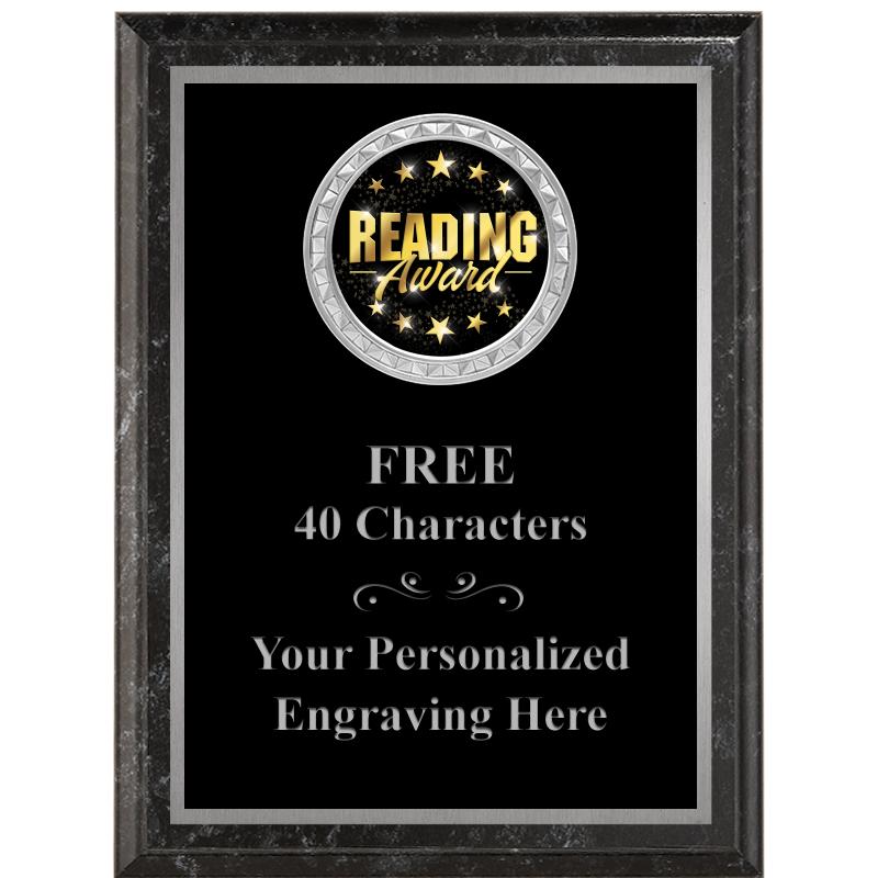 6X8 BLACK EXECUTIVE INS PLQ SV