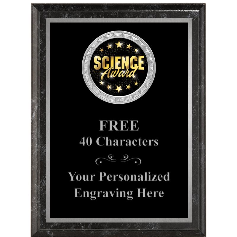 6X8 BLACK EXECUTIVE INS PLQ SV