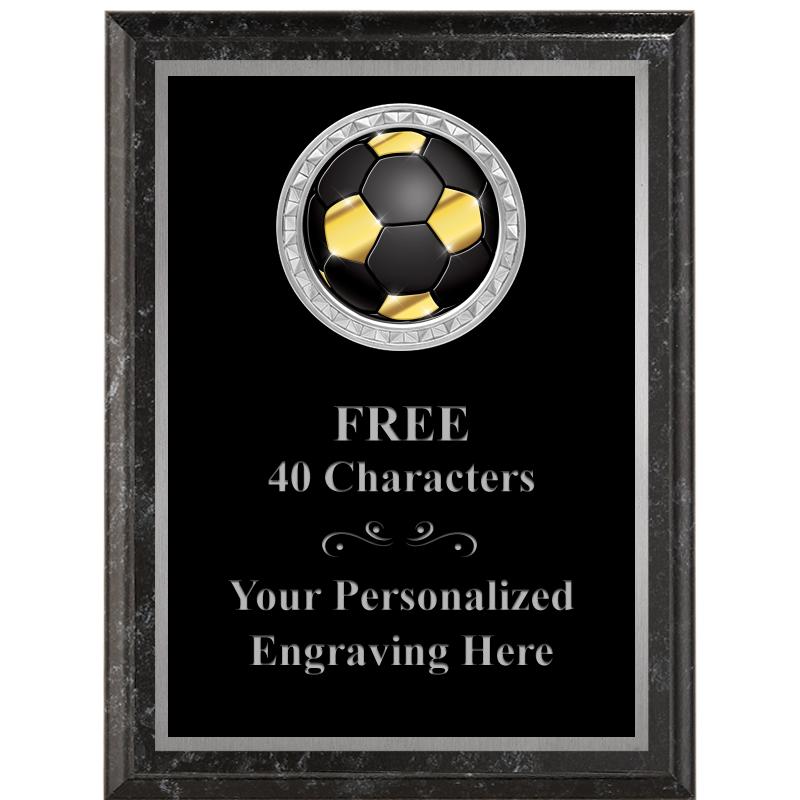 6X8 BLACK EXECUTIVE INS PLQ SV